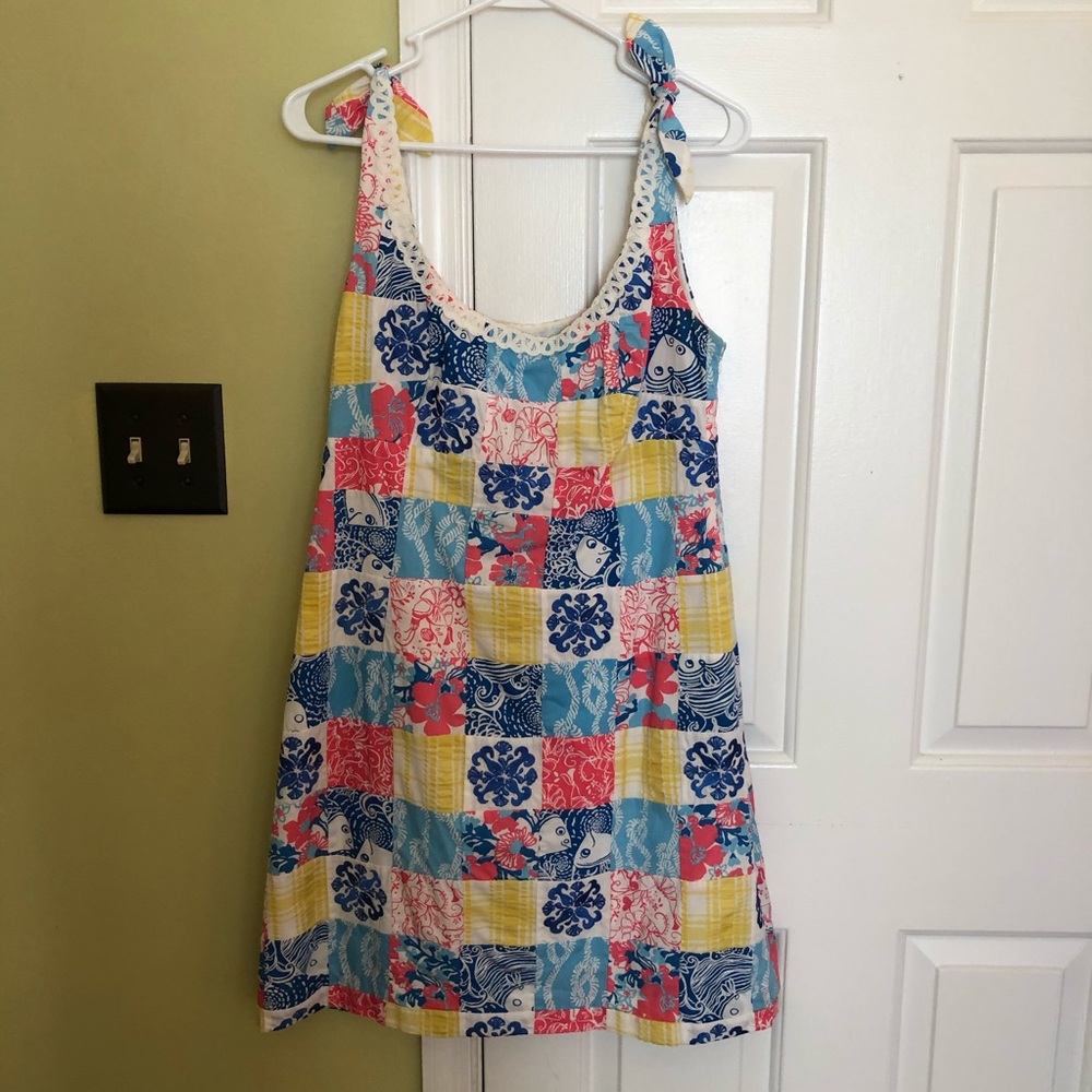 Lilly Pulitzer Patchwork Dresd - image 1